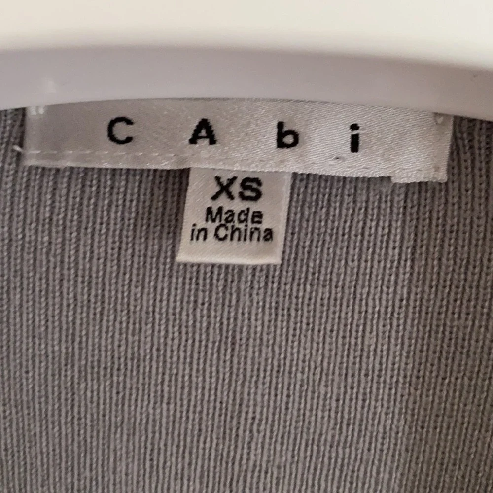 Cabi grey sweater cardigan